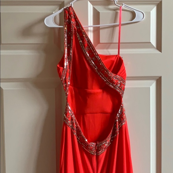 Coral Betsy & Adam Dress Size 4 - Picture 3 of 4